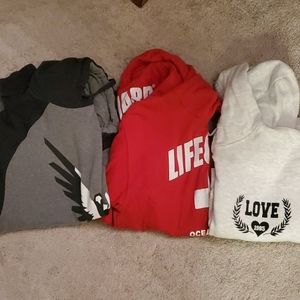 Lot of Juniors hoodies
